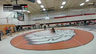 114-120 lbs Round 2 - Rilee Rohrer, Powell Middle School vs Avani Salinas, Worland Middle School