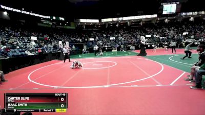 84 lbs Champ. Round 1 - Carter Slife, MMSA vs Isaac Smith, HAMA