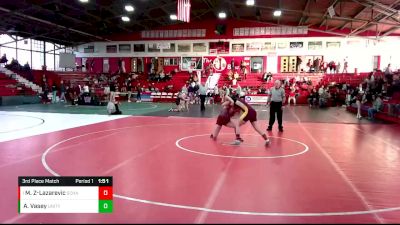 135 lbs 3rd Place Match - Madeline Zerafa-Lazarevic, Schaumburg (H.S.) vs Ava Vasey, Tolono (Unity)