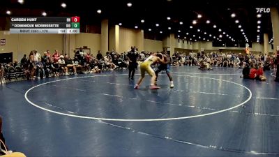 175 lbs Champ. Round 1 - Dominique Morrissette, Ironclad vs Carsen Hunt, Bishop Wrestling