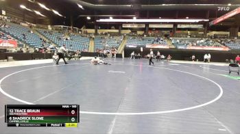 165 lbs Cons. Round 5 - 12 Trace Braun, Southeastern vs 6 Shadrick Slone, Campbellsville