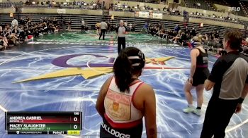 190 lbs Round 2 (4 Team) - Macey Slaughter, Raccoon River-Northwest vs Andrea Gabriel, Batavia