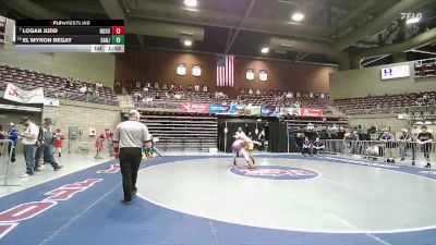 2A 190 lbs Champ. Round 1 - Logan Judd, North Summit vs El`myron Begay, San Juan