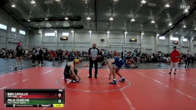 165 lbs Round 3 (6 Team) - Ben Catullo, Top Level vs Felix Duncan, Full Circle Green