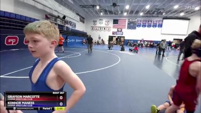 71 lbs 1st Place Match - Grayson Marcotte, Casper Wrestling Club vs Konnor Maness, Casper Wrestling Club