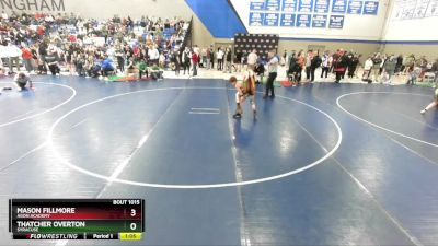 84 lbs Champ. Round 1 - Mason Fillmore, Agon Academy vs Thatcher Overton, Syracuse