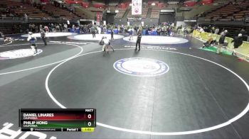 138 lbs Champ. Round 2 - Philip Hong, California vs Daniel Linares, California