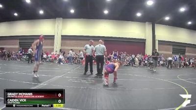 120 lbs Cons. Semi - Grady Mcmanis, Palmetto State Wrestling Academy vs Caiden Vick, Unattached