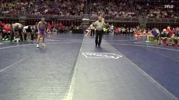 1A-106 lbs Semifinal - Josh Nelson, Nodaway Valley vs Karson Wuebker, South Central Calhoun