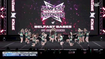 GU Shamrocks - Belfast Babes [2026 L4 Senior - Small - B DAY 1] 2026 JAMfest Cheer Super Nationals