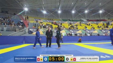 GABRIELA DE LIMA OLEGARIO vs RENATA HELOISA DE OLIVEIRA FALOS 2026 FPJJ Circuito Paulista GI Etapa 3