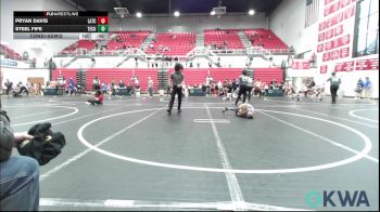 55 lbs Consolation - Pryan Davis, Little Axe Takedown Club vs Steel Fife, Tecumseh Youth Wrestling