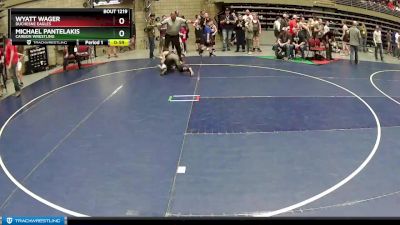 145 lbs Quarterfinal - Wyatt Wager, Duchesne Eagles vs Michael Pantelakis, Carbon Wrestling