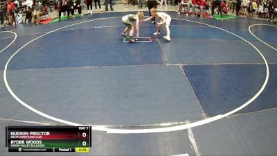 70 lbs Cons. Round 2 - Ryder Woods, Virgin Valley Bulldogs vs Hudson Proctor, Delta Wrestling Club