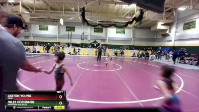 55 lbs 7th Place Match - Miles Norunner, Montana Disciples vs Jaxton Young, Peak