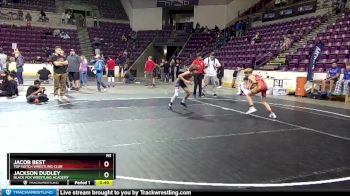 77 lbs 5th Place Match - Jacob Best, Top Notch Wrestling Club vs Jackson Dudley, Black Fox Wrestling Academy