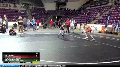 77 lbs 5th Place Match - Jacob Best, Top Notch Wrestling Club vs Jackson Dudley, Black Fox Wrestling Academy