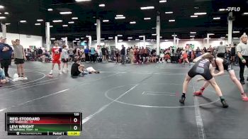 120 lbs Round 3 (8 Team) - Reid Stoddard, Mat Warriors vs Levi Wright, NC National Team