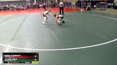 80 lbs Quarterfinals (8 Team) - Merik Altermatt, Springfield vs Tucker Wolf, Grand Rapids