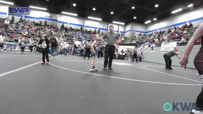 46 lbs Round Of 16 - Luke Baysinger, Blanchard Wrestling Club vs Johnny Elswick, Newcastle Youth Wrestling