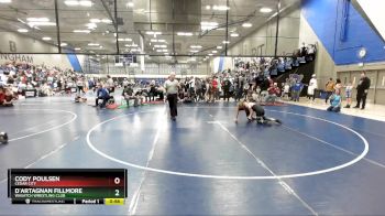 92 lbs Champ. Round 1 - Cody Poulsen, Cedar City vs D`Artagnan Fillmore, Wasatch Wrestling Club