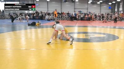 88 lbs Round 1 (9am Saturday) - Sebastian Shine, PA Gold vs Bennett Hoffberg, Team Gotcha