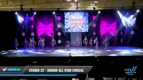 Studio 22 - Junior All Star Lyrical [2021 Junior - Contemporary/Lyrical - Small Day 1] 2021 JAMfest: Dance Super Nationals