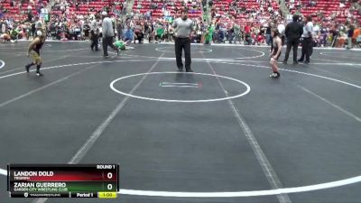 61 lbs Round 1 - Zarian Guerrero, Garden City Wrestling Club vs Landon Dold, Triumph