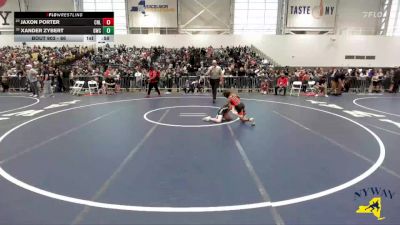 66 lbs Cons. Round 3 - Jaxon Porter, Club Not Listed vs Xander Zybert, Gowanda Wrestling Club