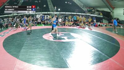 145 lbs Kendall Wyble, Alaska 1 HS Boys vs Jet Abbott, Utah 2 HS Boys