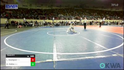 84 lbs Consi Of 4 - Landon Goodgion, F-5 Grappling vs Asher Hobbs, Salina Wrestling Club