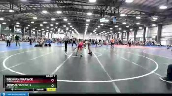115 lbs Round 5 (6 Team) - Thomas Verrette, PA Gold vs Brennan Warwick, Terps Xtreme