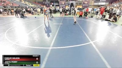 G142-144 lbs Round 1 - Jadyn Perry, Illinois vs Carlee Wilson, Indiana