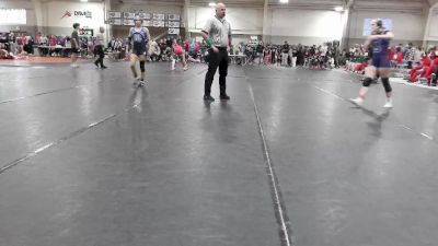 125 lbs Champ. Round 1 - Kayla Moroschan, Chippewa Jr./Sr. High School vs Willow Evans, Sandusky