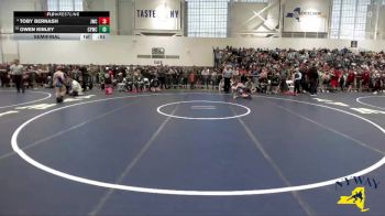 94 lbs Semifinal - Owen Kinley, Columbia Youth Wrestling Club vs Toby Bernash, Journeymen Wrestling Club