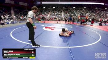 4A-120 lbs Champ. Round 1 - Peyton McMurdo, Star Valley vs Isael Beal, Central