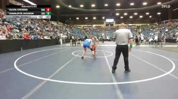 145 lbs Cons. Round 2 - Olivia Stevens, Tecumseh - Shawnee Heights HS vs Charlotte Jackson, Leavenworth HS