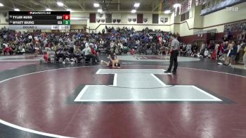 120 lbs Round 2 - Wyatt Iburg, Clear Creek-Amana vs Tyler Nuss, Denver