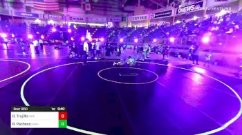 106 lbs 5th Place - Damian Trujillo, Kingdom WC vs Braydon Pacheco, Garden City WC