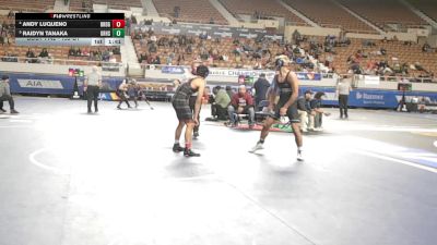 152-D1 Quarterfinal - Raidyn Tanaka, Gila Ridge High School vs Andy Luqueno, Desert Ridge High School