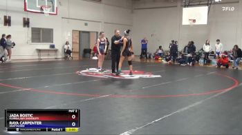 136 lbs Quarterfinal - Jada Bostic, Florida A&M University vs Raya Carpenter, Unattached