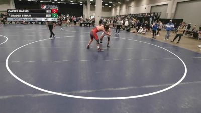 190 lbs 5th Place Match - Braden Strain, Berryhill High School Wrestling vs Carter Harms, Missouri