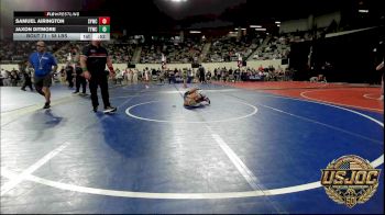58 lbs Consi Of 8 #2 - Samuel Airington, Saints Youth Wrestling Club vs Jaxon Ditmore, Team Tulsa Wrestling Club