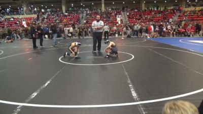 82 lbs Champ. Round 1 - Landon Nicholson, Lawrence Elite vs Alex Montano, Team Lightning Wrestling Club