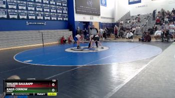 133 lbs Round 2 - Walker Gaulrapp, Elk River vs Kaius Corrow, Simley