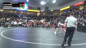 175 lbs 5th & 7th Place - Blake Mather, West Delaware, Manchester vs Hunter Sauer, Alburnett
