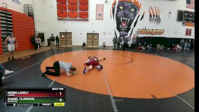 182 lbs Quarterfinal - Kasey Jordan, Lovell vs Kail Hanser, Thunder Basin High School