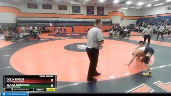 149 lbs Cons. Round 1 - Colin Roque, Augustana College vs Blaise Kokkales, Adrian College