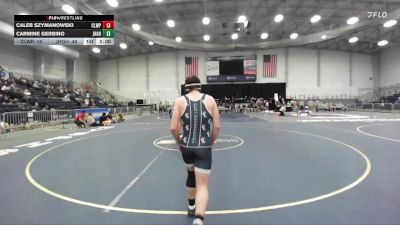 215 lbs Round 3 (3 Team) - Carmine Gerbino, John H Glenn HS vs Caleb Szymanowski, Chautauqua Lake-Westfield-Panama