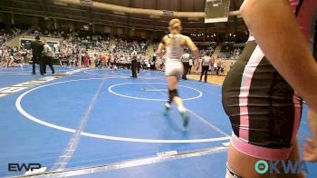 98 lbs Quarterfinal - Piper Martin, Black Fox Wrestling Club vs Emerson Rollings, Tulsa Blue T Panthers